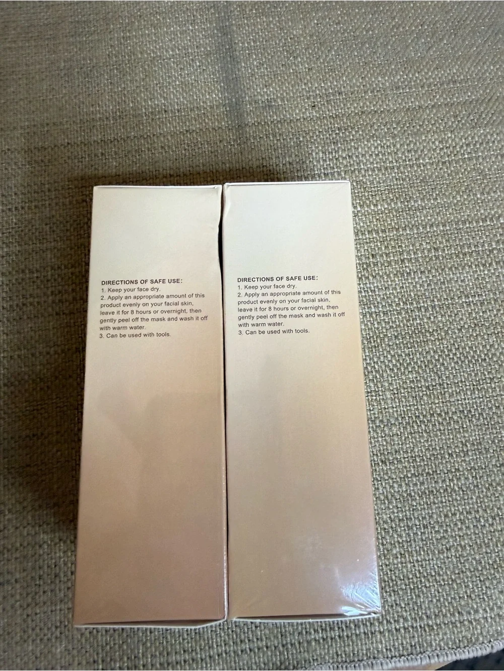 New MEIMEI Kojic Acid Turmeric Night Wrapping Mask - Beige Packaging 2 boxes
